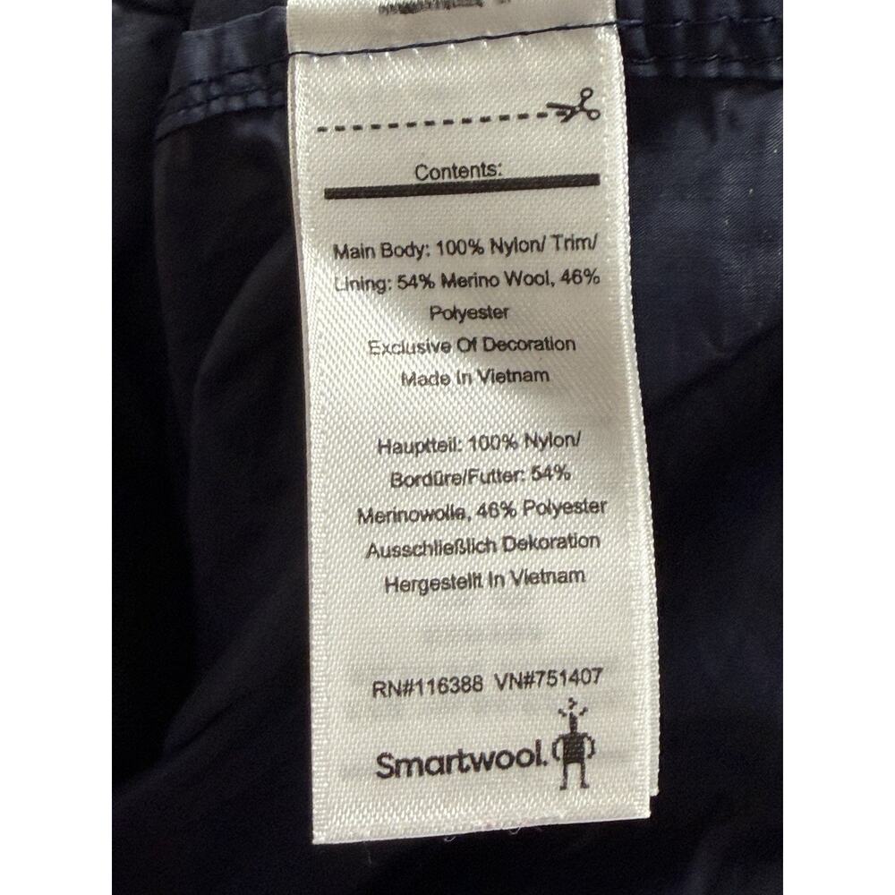Smartwool Womens Small Blue Merino Sport Ultra Light Hoodie Jacket Full Zip - Picture 3 of 4